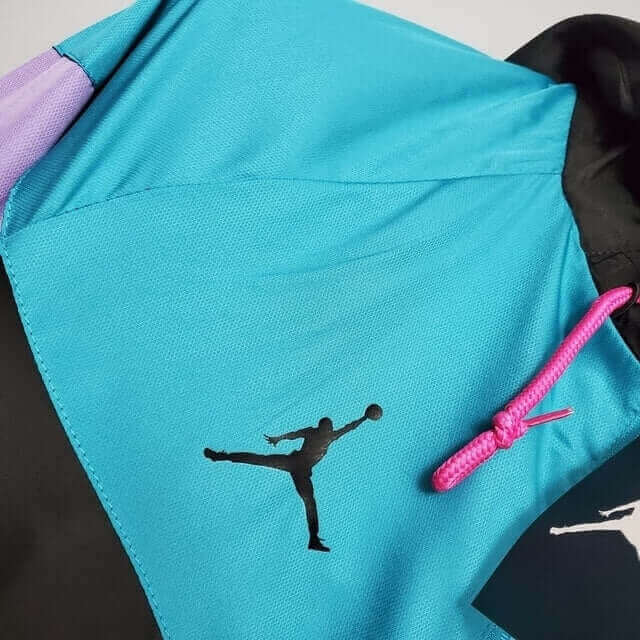 Jaqueta Corta Vento PSG 20/21 Masculina - Preto+Azul+Roxo - WC ProSports